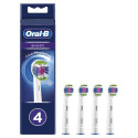 Oral-B 3D White Replacement Brush Head with CleanMaximiser Technology, 4 pcs