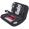 Intellinet 4-Piece Network Tool Kit, 4 Tool Network Kit Composed of LAN Tester, LSA punch down tool,