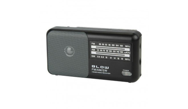 BLOW 77-533# radio Portable Analog Black