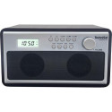 TechniSat CLASSIC 210 Clock Analog Silver, Wood