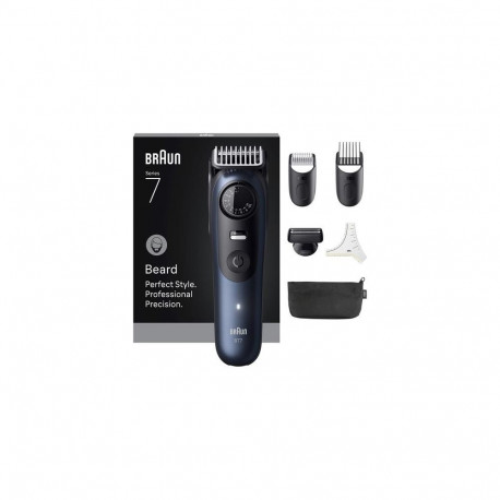 Braun BeardTrimmer 7 BT7520 Battery 40 2 cm Wet & Dry Black, Blue