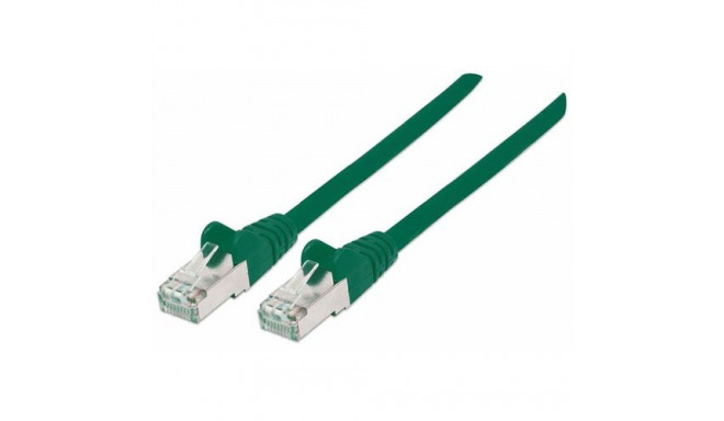 Intellinet Network Patch Cable, Cat7 Cable/Cat6A Plugs, 7.5m, Green, Copper, S/FTP, LSOH / LSZH, PVC