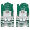 Intellinet Network Patch Cable, Cat7 Cable/Cat6A Plugs, 7.5m, Green, Copper, S/FTP, LSOH / LSZH, PVC