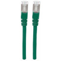 Intellinet Network Patch Cable, Cat7 Cable/Cat6A Plugs, 7.5m, Green, Copper, S/FTP, LSOH / LSZH, PVC