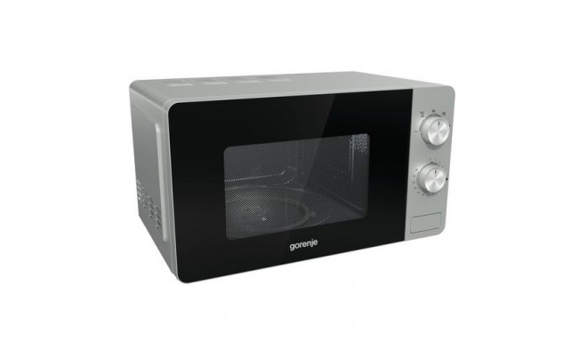 Gorenje MO20E1S Black, Stainless steel Solo microwave Over the range 20 L 800 W