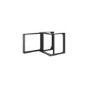 Intellinet 19&quot; Wall Mount Open Frame Network Rack, 9U, Front-hinged Swing Frame Flat Pack, 
