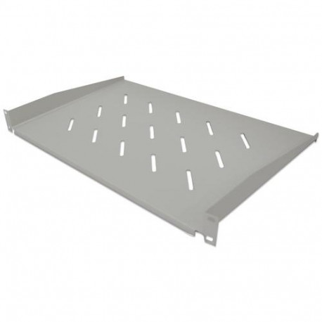 Intellinet 19" Cantilever Shelf, 1U, Shelf Depth 350mm, Vented, Max 25kg, Grey, Three Year Warr