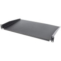 Intellinet 19&quot; Cantilever Shelf, 1U, Shelf Depth 300mm, Non-Vented, Max 25kg, Black, Three 