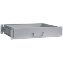 Intellinet 19&quot; Drawer Shelf, 2U, Shelf Depth 350mm, Max 30kg, Grey, Three Year Warranty