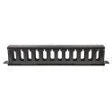 Intellinet 19&quot; Cable Management Panel, 19&quot; Rackmount Cable Manager, 1U, with Cover