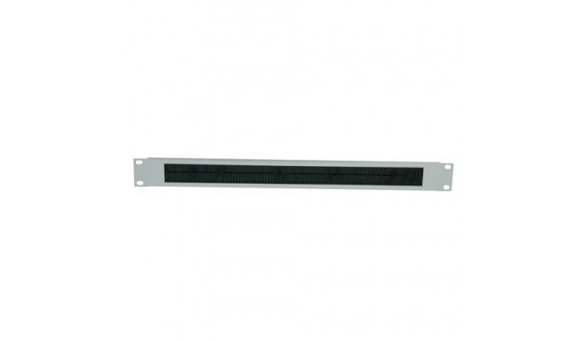 Intellinet 19&quot; Cable Entry Panel, 1U, with Brush Insert, Grey