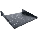 Intellinet 19&quot; Cantilever Shelf, 2U, 2-Point Front Mount, 400mm Depth, Vented, Max 25kg, Bl
