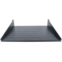 Intellinet 19&quot; Cantilever Shelf, 2U, 2-Point Front Mount, 400mm Depth, Vented, Max 25kg, Bl