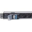Intellinet 19&quot; 1.5U Rackmount 6-Way Power Strip - German Type&quot;, With Double Air Sw