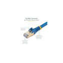 StarTech.com 2m CAT6a Ethernet Cable - 10 Gigabit Shielded Snagless RJ45 100W PoE Patch Cord - 10GbE