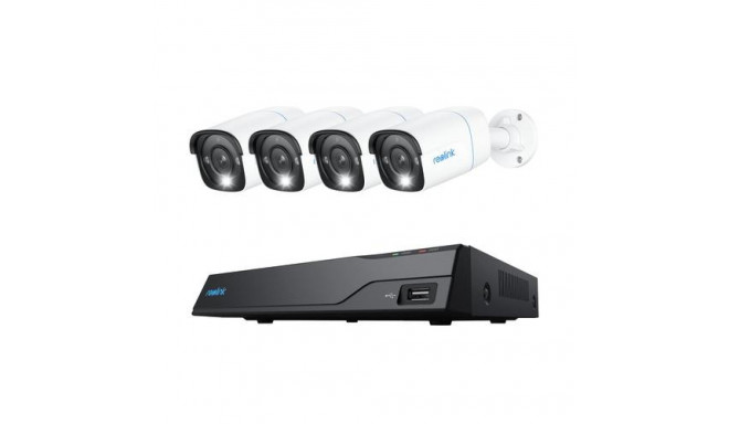 Reolink NVS8-8MB4 - 4K UHD Security System, 8-Channel NVR, 100 ft Crisp Night Vision, 24/7 Recording