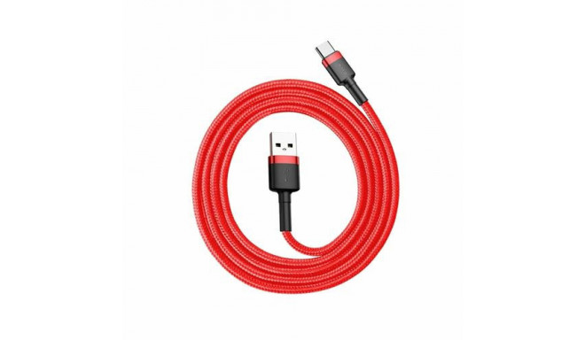Baseus 6953156278219 mobile phone cable Red 1 m USB A USB C