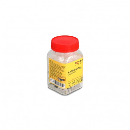 DeLOCK 67177 wire connector RJ45 Silver, Transparent