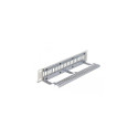 DeLOCK 10″ Keystone Patch Panel 12 port with strain relief 1U grey