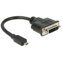 DeLOCK 65563 video cable adapter 0.2 m DVI-D Micro-HDMI Black DeLOCK 65563 video cable adapter 0.2 m DVI-D Micro-HDMI Black