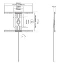 Equip 37&quot;-80&quot; Universal Rotating Wall Bracket
