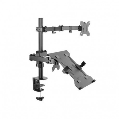 Equip 13"-32" Articulating Dual Arm Monitor Laptop Desk Mount Bracket