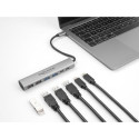 DeLOCK 6 Port USB Hub with 4 x USB Type-A female and 2 x USB Type-C female