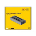 DeLOCK External USB 5 Gbps Hub with 7 Ports + Switch