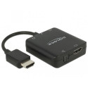 DeLOCK 63276 video cable adapter HDMI Type A (Standard) Black