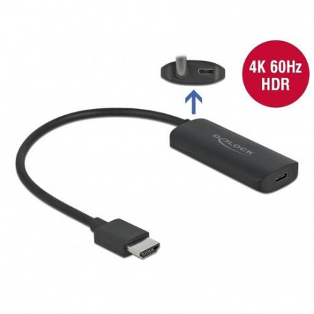 DeLOCK Adapter HDMI-A male to USB Type-C female (DP Alt Mode) 4K 60 Hz