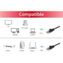 Equip Cat.6 U/UTP Patch Cable, 10m, Black