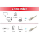 Equip Cat.6 U/UTP Patch Cable, 20m, Beige