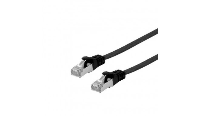 Equip Cat.6A U/FTP Flat Patch Cable, 10.0m, black