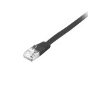 Equip Cat.6A U/FTP Flat Patch Cable, 5.0m, black