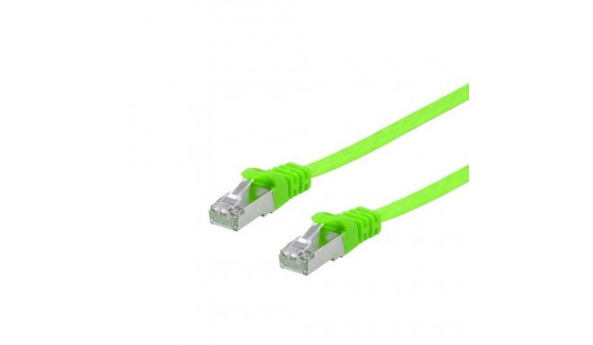 Equip Cat.6A U/FTP Flat Patch Cable, 10.0m, Green