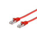 Equip Cat.6A U/FTP Flat Patch Cable, 10.0m, Red