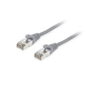 Equip Cat.6A S/FTP Patch Cable, 20 m, Grey