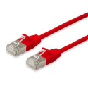 Equip Cat.6A F/FTP Slim Patch Cable, 5m, Red