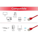 Equip Cat.6A F/FTP Slim Patch Cable, 3m, Red