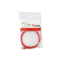 Equip Cat.6A F/FTP Slim Patch Cable, 2m, Red