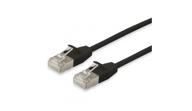 Equip Cat.6A F/FTP Slim Patch Cable, 2m, Black