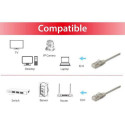 Equip Cat.6A F/FTP Slim Patch Cable, 5m, Beige