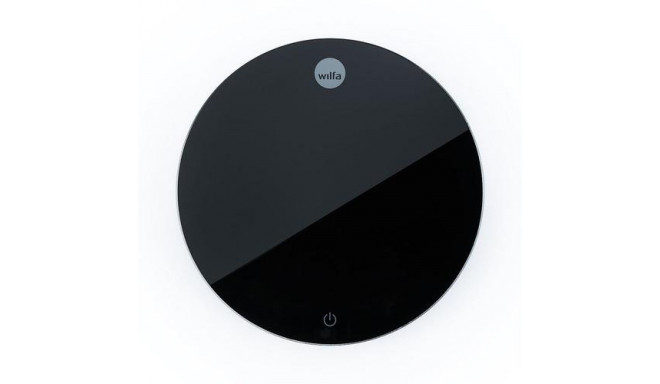 Wilfa Uni Black Countertop Round Electronic kitchen scale