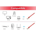 Equip Cat.6A Platinum S/FTP Patch Cable, 20m, Red