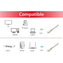 Equip Cat.6A Platinum S/FTP Patch Cable, 15m, Gray