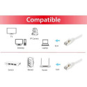 Equip Cat.6 S/FTP Patch Cable, 30m, White