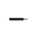 ICY BOX IB-HUB1426-CPD USB 3.2 Gen 1 (3.1 Gen 1) Type-C 5000 Mbit/s Black