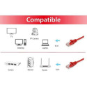 Equip Cat.6A U/UTP Patch Cable, 10m, Red