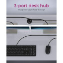 ICY BOX IB-HUB1404A socket-outlet Black