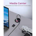 ICY BOX IB-HUB1404A socket-outlet Black